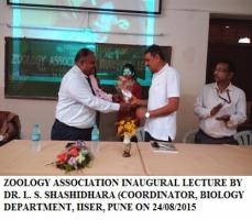 Zoology association Inaugural Lecture by L.S.Shashidhara.